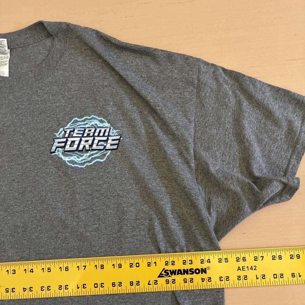 Team Force Men's Size 2XL John Force Team Short Sleeve Racing T-Shirt - Picture 4 of 16